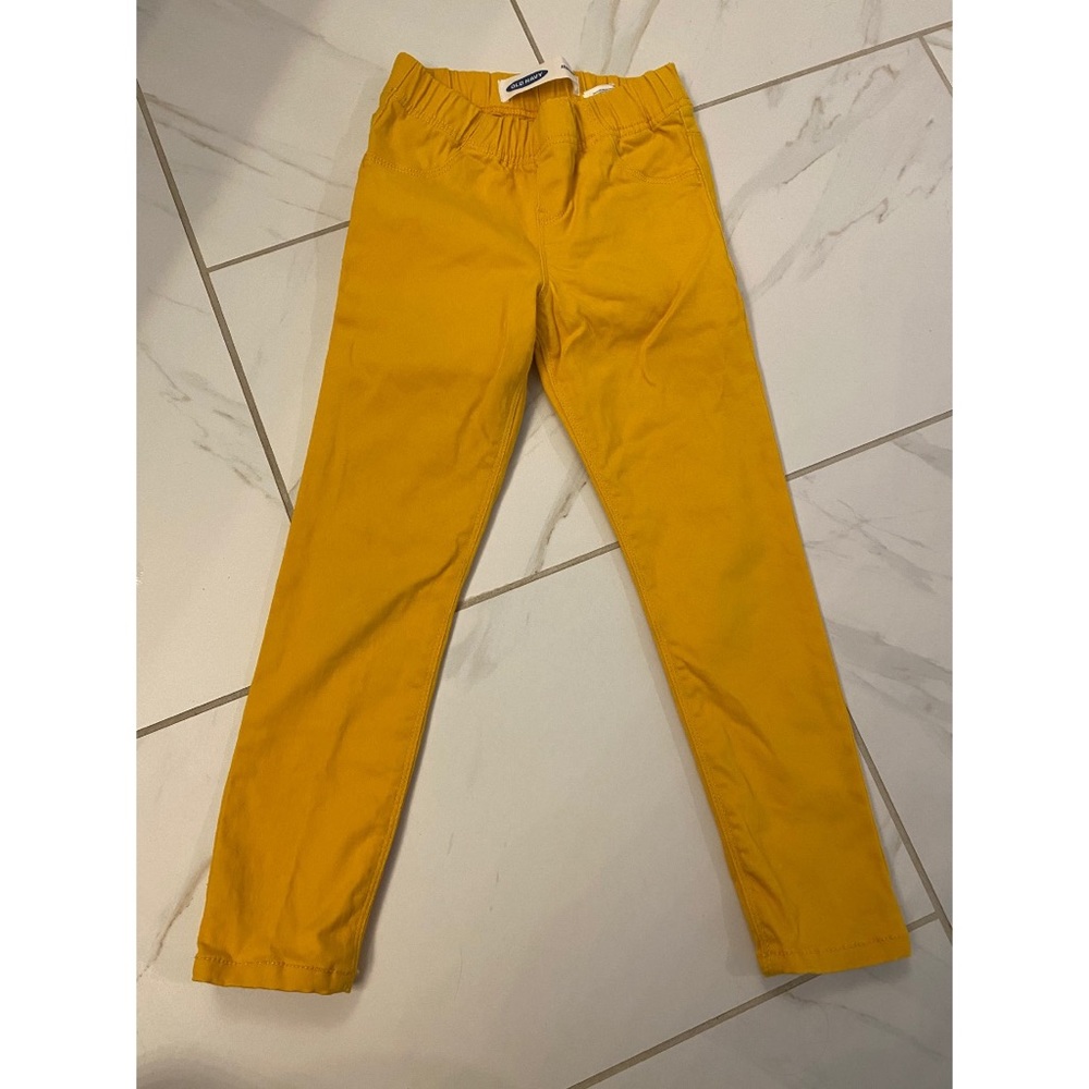 Old Navy Mustard Yellow Jeggings